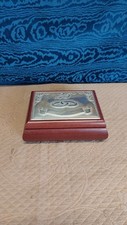 Cofanetto Portagioie Con Lamina Argento 800 25 Anni Matrimonio Seminuovo
