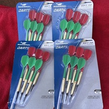 24 Narwhal Darts 15g steel tips 4 packs of 6 soft tip Darts Recreational