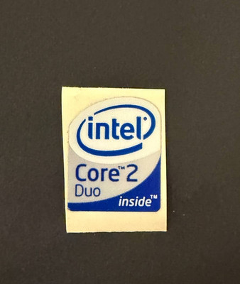1 x Intel Core2 Duo Inside Sticker Label Decal 19mm x 24mm