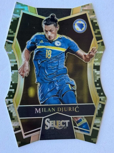 2016-17 Panini Select CAMO Die Cut - MILAN DJURIC  #14/20  Bosnia & Herzegovina