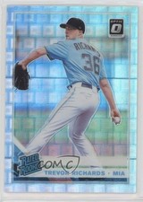 2019 Panini Donruss Optic Rated Rookies Pandora Prizm 77/99 Trevor Richards ii1
