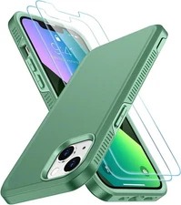 Spidercase Iphone 13 Case Pine Green Military Drop Tested 360 Protection