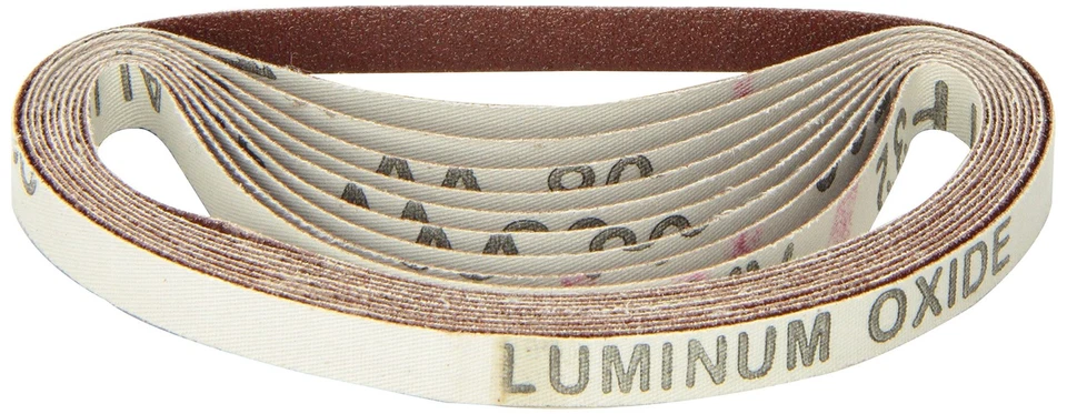 Astro BSP80 3/8" x 13" 80 Grit Sanding Belt, Pack of 10 - Image 2 of 2