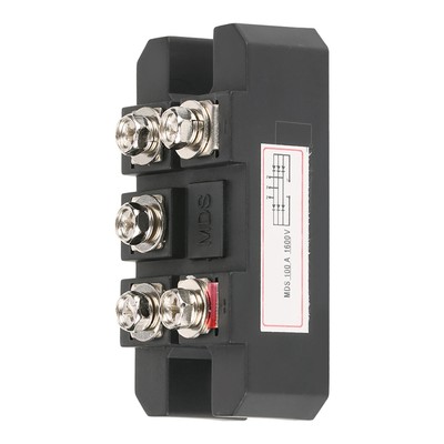1pc MDS100A Black Dreiphasen-Diode-Brücken-Gleichrichter 100A Amp High Powe CU