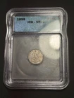 1859 Seated Liberty Silver Half Dime VF30 ICG Graded Coin