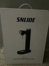 SNLIDE Soda Maker Seltzer Sparkling Water Machine with 1L Pet Bottle + Cap