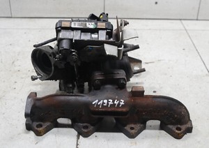 BMW X3 X83 E83 Bj 05 2,0 D 110KW Turbolader Abgas Krümmer 7790219 #119747-G76