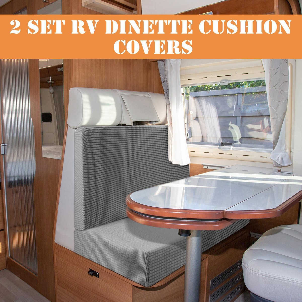 Cushion Slipcovers Rv Bench Seat Covers 4x RV Seat Covers Soft
