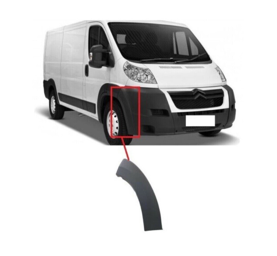 Molding Trim Bumper Corner Front Right For Relay Peugeot Boxer Fiat Ducato