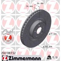 2X Zimmermann Sport Z Bremsscheibe 250.1387.52