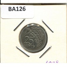 25 CENTS 1978 TRINIDAD AND TOBAGO Coin #BA126U