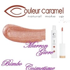 COULEUR CARAMEL BIO GLOSS ROUGE A LEVRES 814 MARRON GIVRE 6ml NEUF
