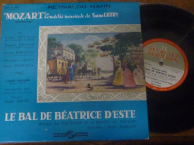 HAHN Mozart - le bal de Beatrice d'Este ANDRE JOUVE   / DUCRETET-THOMSON