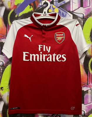 Arsenal 2017 2018 Home Gunners Football Shirt Soccer Jersey Puma