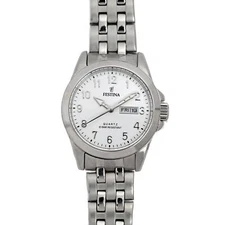 Festina Ladies Wrist Watch Stainless Steel 30mm Vintage Swiss Quartz