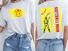 Softball Mom T-Shirt, Unisex Casual Tee, Sports Apparel, Gift for Softball