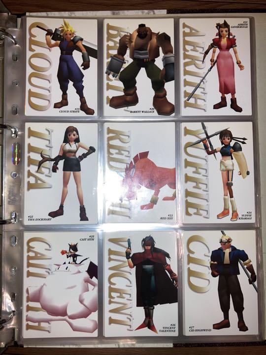 Bandai Final Fantasy VII 7 Trading Card Carddass Masters Bandai Final Fantasy VII 7 Trading Card Carddass Masters