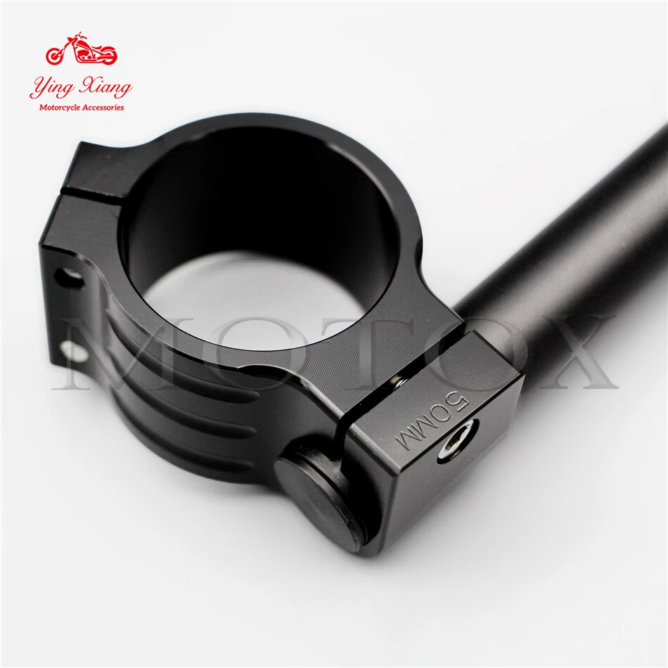 Manillar horquilla con clip apto para KAWASAKI NINJA ZX6R ZX7R ZZR1400 ZXR400 ZX10R Foto 4 de 4