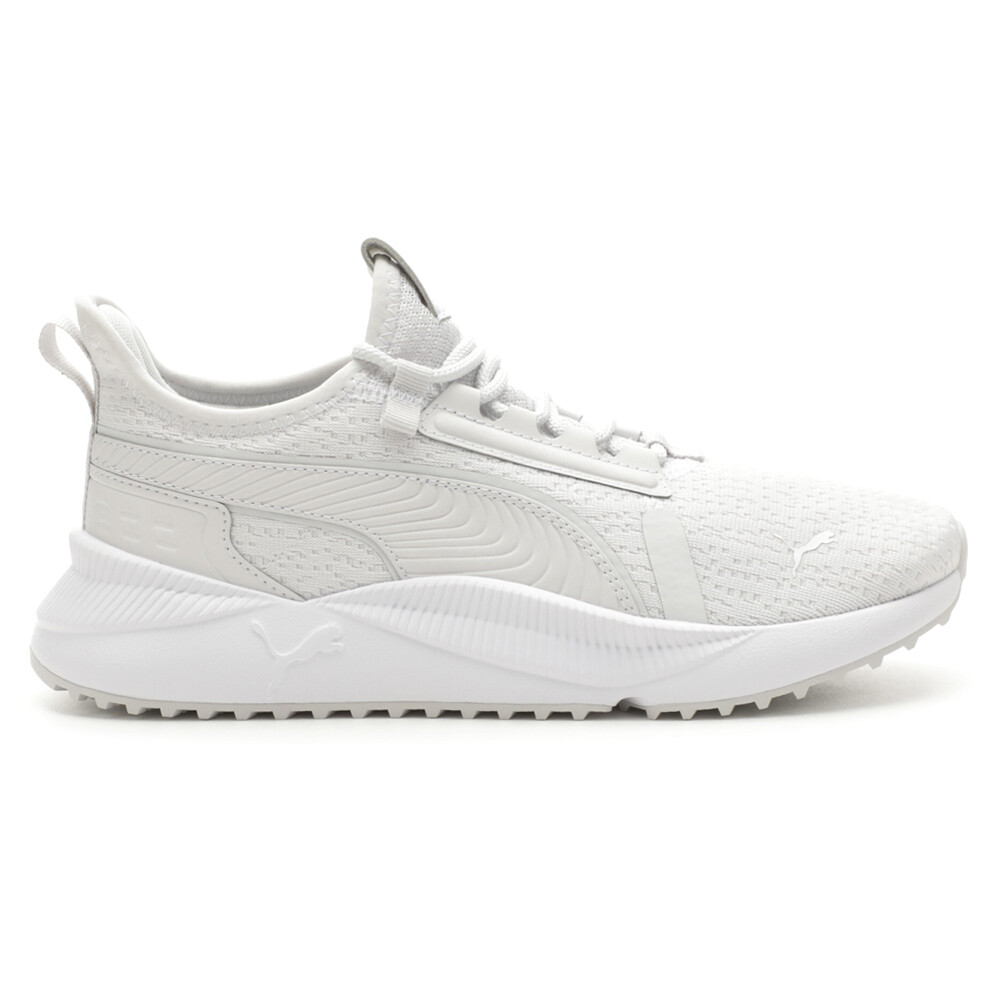 Женские серые кроссовки Puma Pacer Future Street Mono Luxe на шнуровке, повседневная обувь 39