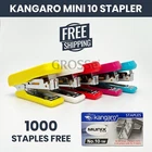 KANGARO MINI 10 STAPLER WITH STAPLE REMOVER HOOK OFFICE HOME+ 1000 STAPLES