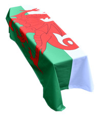 Wales Coffin Drape Flag - Premium Quality and Made in the UK