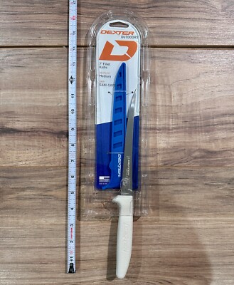 Dexter Russell 7'' Sani-Safe Narrow Fish Fillet Knife with Blade Sheath.28313