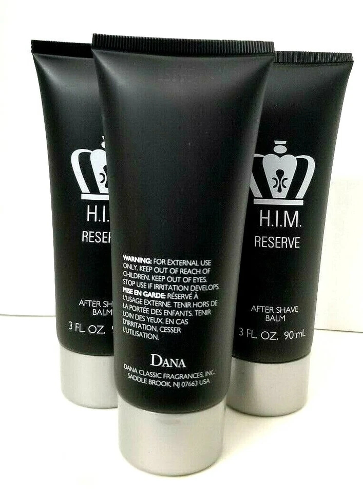 3 pçs BRITISH STERLING H.I.M. BÁLSAMO PÓS-BARBA RESERVA 3 oz sem caixa - Imagem 2 de 2