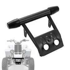 New For Yamaha Banshee 1987-2006 Black Front Bumper Guard & Rubber End Caps