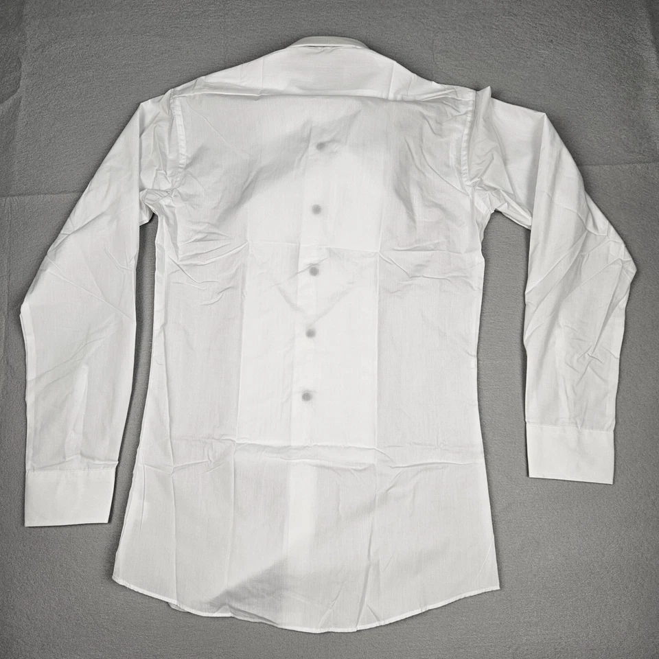 Camisa de Esmoquin Neil Allyn Para Hombre Pequeña 34/35 Cuello Blanco Boda Formal Ajustada Foto 2 de 4
