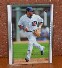 BASEBALL CARD UPPER DECK GREAT PICTURE CUBS MARK DeROSA