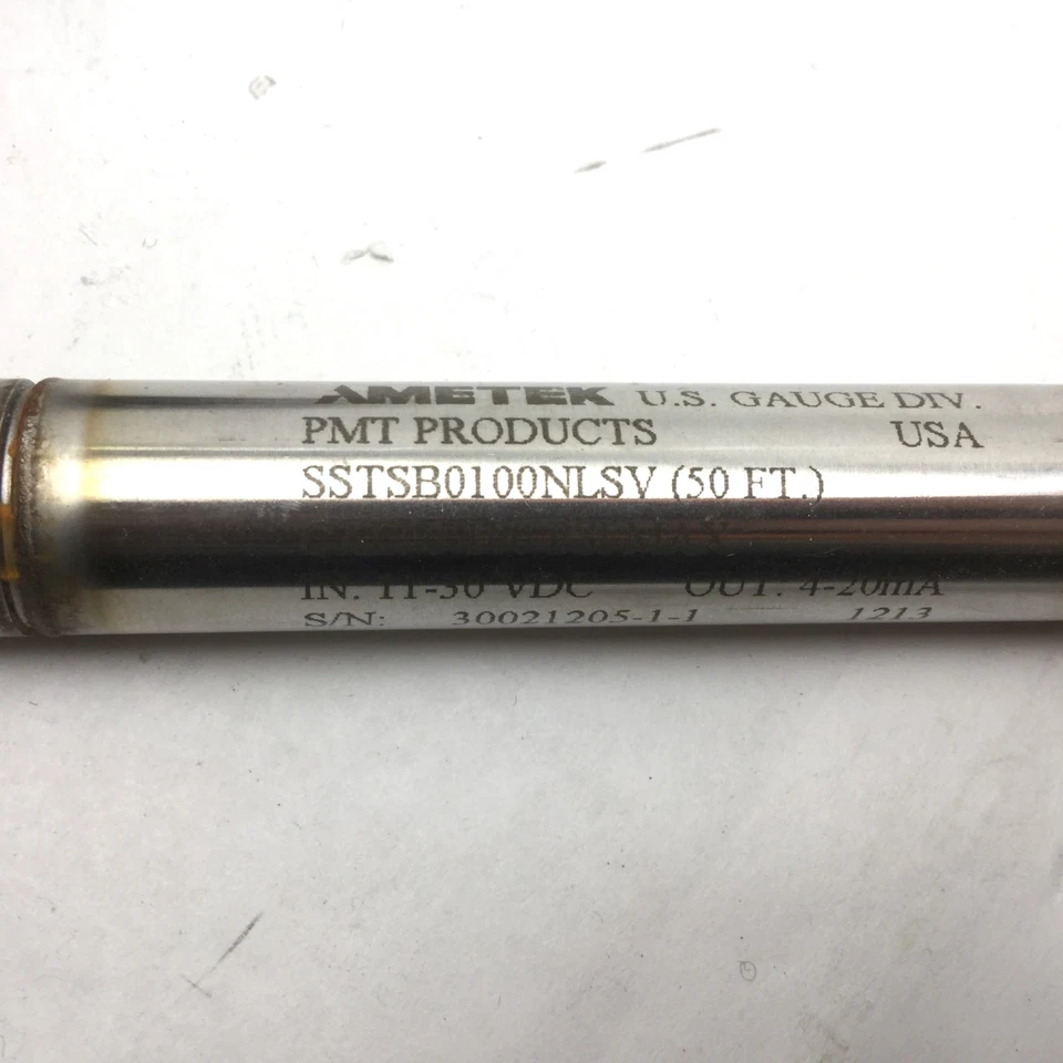 Ametek SSTSB0100NLSV (50Ft) Transducer 0-100 PSI Max, In: 11-30VDC, Out: 4-20mA - Image 2 of 4