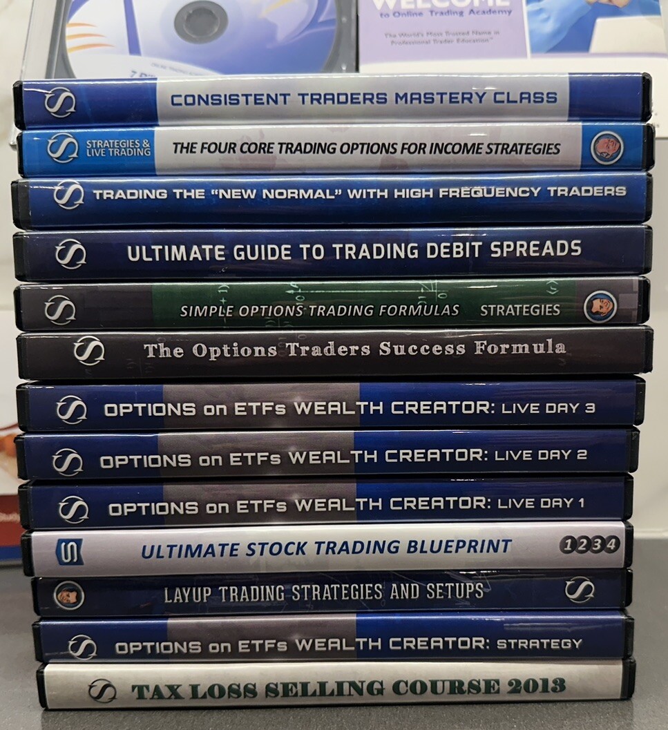 Dvd Values Lot of 16 Trading Stocks & Option DVDs - Technical Analysis - $3000 ...
