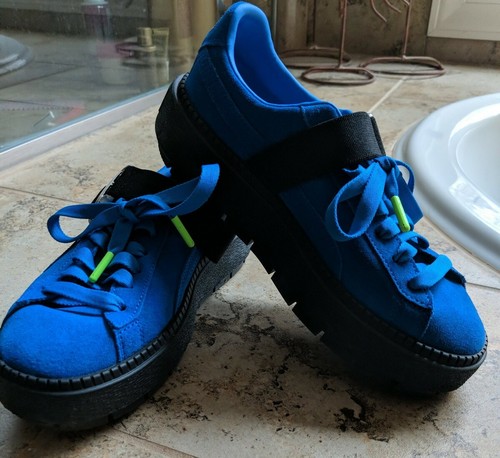 puma buckle sneakers