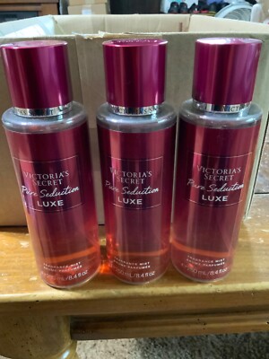 NEW Victoria s Secret PURE SEDUCTION LUXE BODY SPRAY 8.4 FL OZ SET OF 3