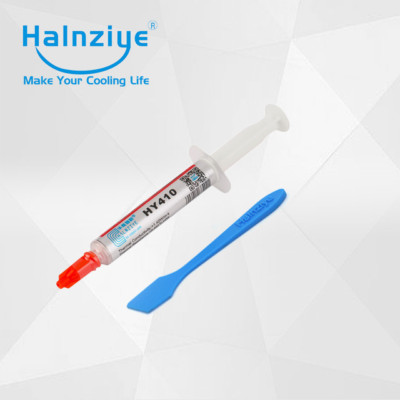 2 Stück HY410 Weiß Wärmeleitpaste 2g Opp Beutel für Kupfer Kühlkörper LED CPU