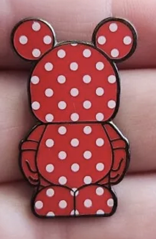 Disney Trading Pin Vinylmation Jr Mystery Pack Minnie Mouse Red Polka-dots