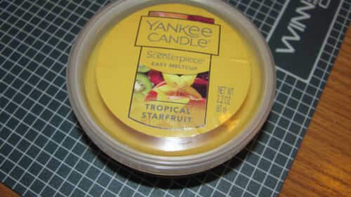 YANKEE CANDLE SCENTERPIECE TROPICAL STARFRUIT EASY MELT CUP NEW SCENT x1