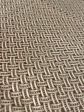 Vtg Baar and Beards Brown Weave pattern  Polyester Scarf Made in Italy 15  x62  