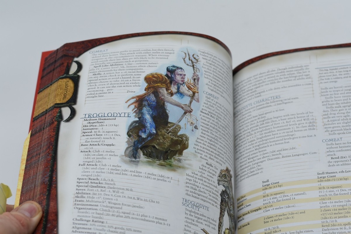 Dungeons and Dragons 3.5 Monster Manual D&D d20 Hardcover