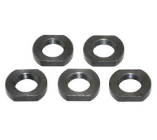 5 x 1/2"x28 RH Crush Washer Type Locking Jam Nut for Muzzle Brake .223