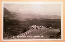 1940's Windward Oahu Nu'uanu Pali Post War TH Hawaii RPPC