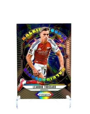 Leandro Trossard - Silver Kaleidoscopic - Panini Prizm Premier League 2024/25