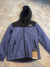 The North Face Kid's Warm Storm Rain Jacket-Cave Blue-Size: Large 12 NWT