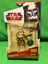 Star Wars The Clone Wars Toys R US Exclusive Commander Ponds 3.75    NEW