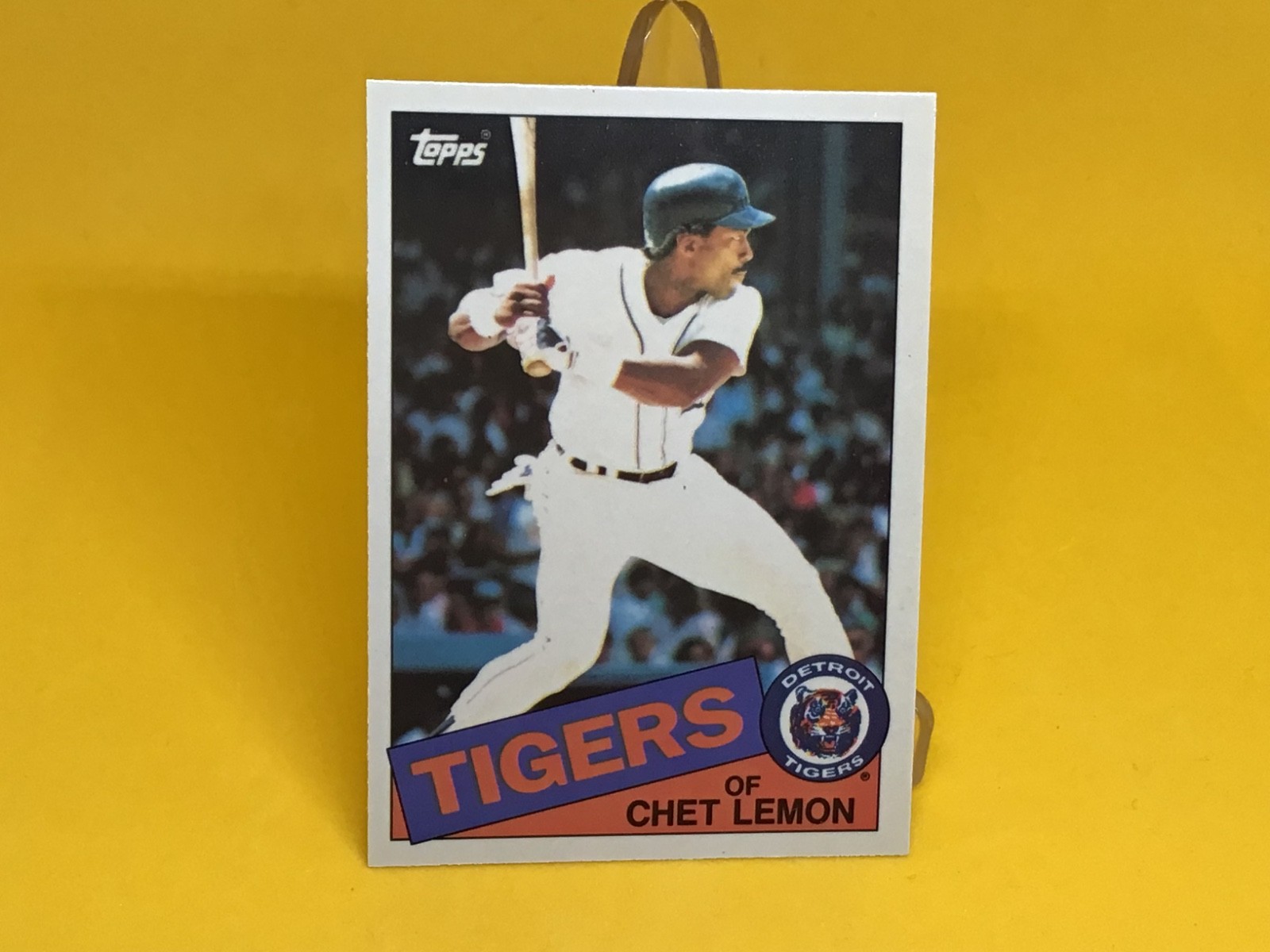 1985 Topps Tiffany Chet Lemon #20 Detroit Tigers   Free shipping