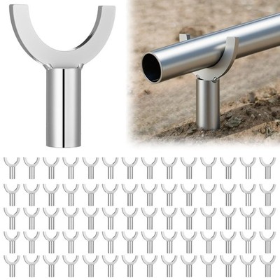 100 Pcs Concrete Metal Screed Rebar Chairs Use with 2'' or Smaller Metal Screed