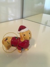 Dachshund Dog Christmas Ornament