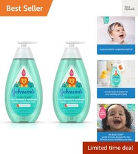 Johnson's 2-in-1 Shampoo Conditioner, 20.3 fl. oz Detangling Formula Fo...