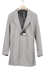 Jack & Jones Mantel Herren Winter Parka Winterjacke Gr. L Wolle Grau #8s4bgs0