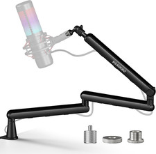 Microphone Arm, Ak-55I Desk Low Profile Adjustable Mic Boom Arm